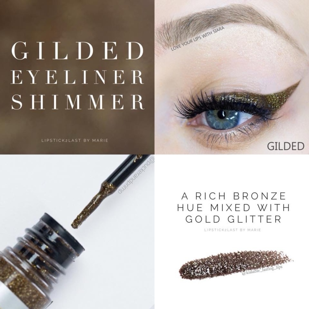 Senegence eye liner, Gilded. Only a few left til gone 4 good. Bundle to save 20%